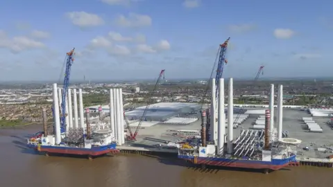 Siemens Gamesa Aerial view of factory