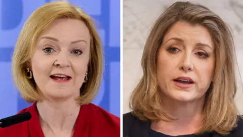Shutterstock/Reuters Liz Truss and Penny Mordaunt