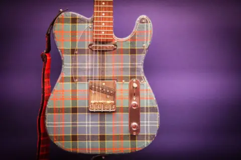 BBC Tartan guitar