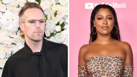 Getty Images Justin Tranter and Victoria Monét