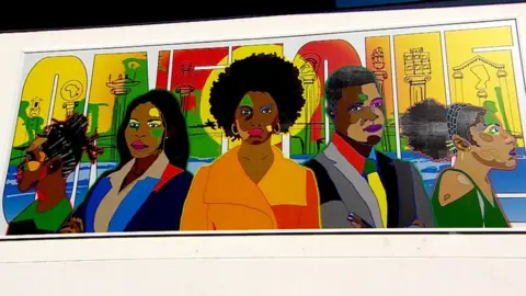 BBC Windrush mural