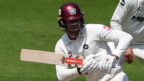 Lewis McManus’ only previous first-class century came for Hampshire in 2016