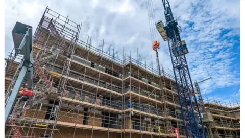 Adur District Council Albion Street council homes being built in Southwick