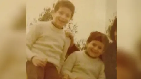 Ghadir Mohaffel Ghadir and Ayham Mohaffel as young boys in Syria