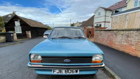 Mike Liggins/BBC Ford Fiesta parked on road