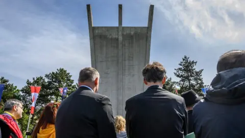 AFP/Getty Ceremony to commemorate the 70th anniversary of the end of the Berlin airlift