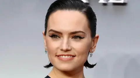 Getty Images Daisy Ridley close-up at a film premiere