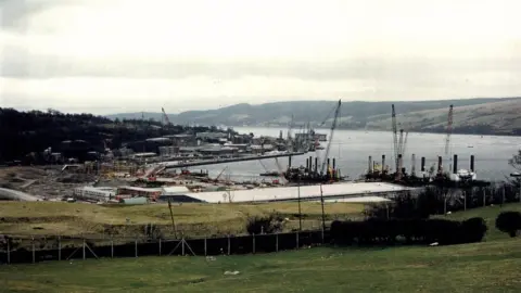 MOD In 1982 the Base launched a major construction programme ahead of the transition to the Trident weapon system. For a period it became the biggest construction site in Europe.