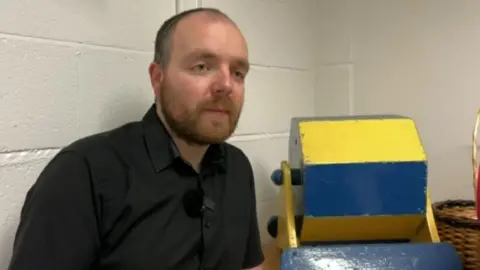 Lizzie Rose / BBC Ben Troop, organiser of Barton Carnival