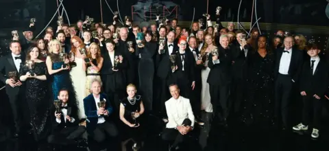 Getty Images Group photo of Bafta winners