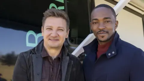 Disney Jeremy Renner and Anthony Mackie