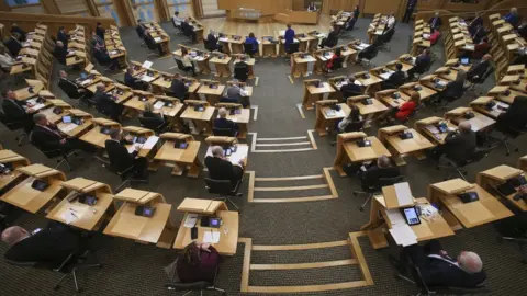 PA Media Holyrood social distancing