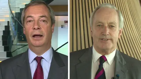 BBC Nigel Farage and Neil Hamilton