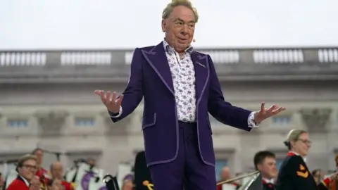 PA Media Lord Andrew Lloyd-Webber during the Platinum Party at the Palace staged in front of Buckingham Palace, London, on day three of the Platinum Jubilee celebrations for Queen Elizabeth II. Picture date: Saturday June 4, 2022.