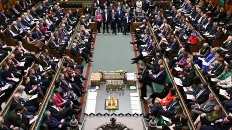 UK Parliament MPs in the Commons