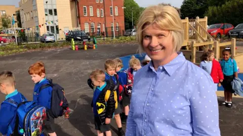 Head teacher Rhian Carbis