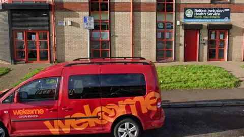 Google Maps Belfast Inclusion Service and Welcome Organisation van