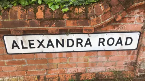 Samantha Alexander Alexandra Road sign