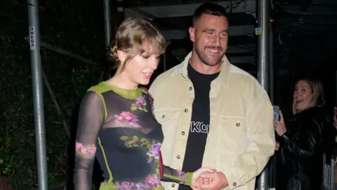 Getty Images Taylor Swift and Travis Kelce