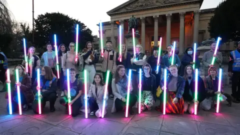 Bristol Nights Processions at the Victoria Rooms in the Clifton Triangle