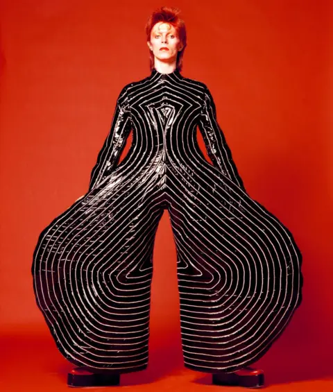 The David Bowie Archive/PA The star wearing a memorable Kansai Yamamoto costume