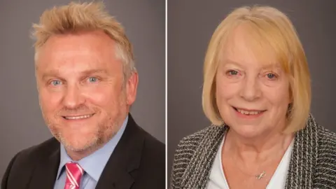 Northumberland County Council Cllr Wayne Daley and Cllr Veronica Jones