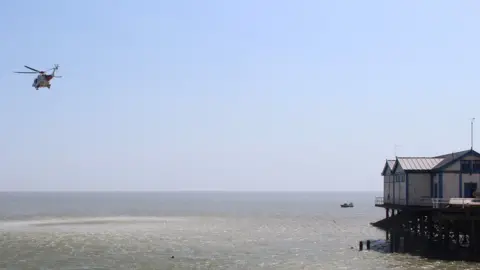 Nigel Brown, Clacton Pier Helicopter search