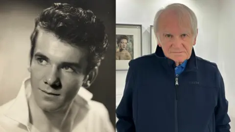 Herbert Shergold/BBC A black and white portrait of Ricky Ford taken in the 1960s, and a photo of him as an older man today