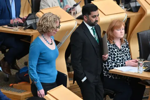 Getty Humza Yousaf and Lorna Slater