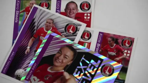 Stickers of Katie Bradley and Jodie Hutton