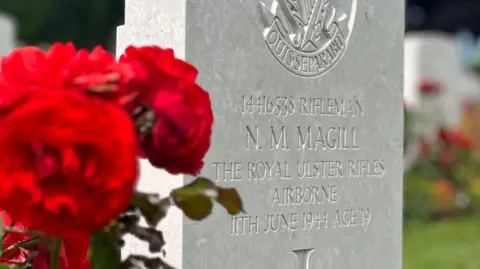 Grave of Nathaniel Magill of Belfast