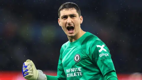 Djordje Petrovic celebrating a save