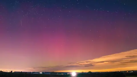 Thomas Walker  Northern Lights from Monyash, Derbyshire