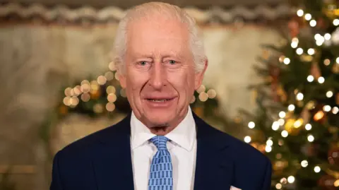 King Charles delivered his Christmas speech at the Fitzrovia Chapel