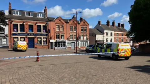 Crime scene in Ilkeston
