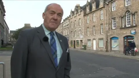 BBC Moray Council leader George Alexander