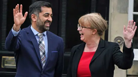 Humza Yousaf and Shonea Robison