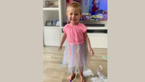 Family handout Orla Tuckwell in the summer before she passed away.