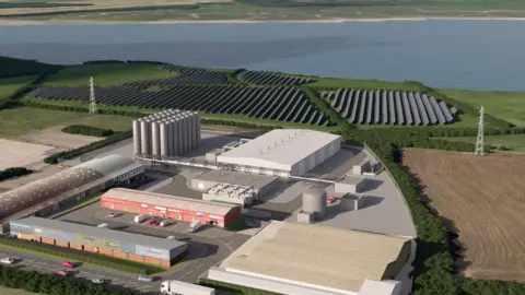 Carlton Power Computer generated image of the green hydrogen plant