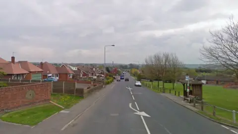 Google Alfreton Road in Selston