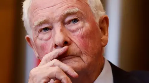 Reuters David Johnston, special rapporteur on foreign interference, holds a press conference about his findings and recommendations, in Ottawa