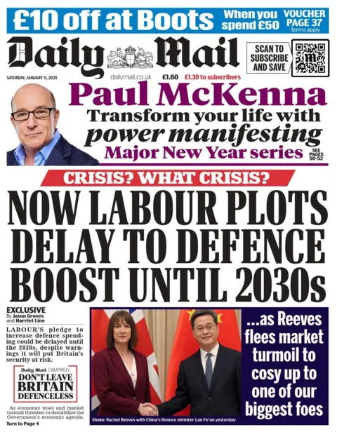  Now Labour plots delay to defence boost until 2030s