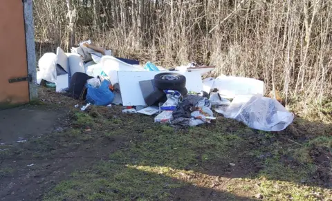 Durham County Council Fly tipping 