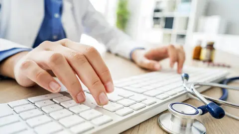 seb_ra/ Getty Images Stock image of a doctor