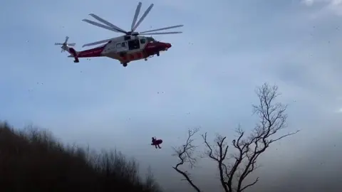 Rescue helicopter