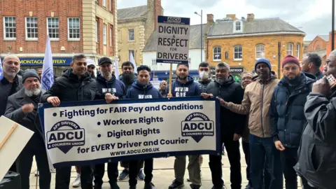 BBC Protesters in Northampton