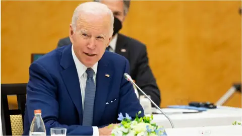 Getty Images Joe Biden at the Quad Summit