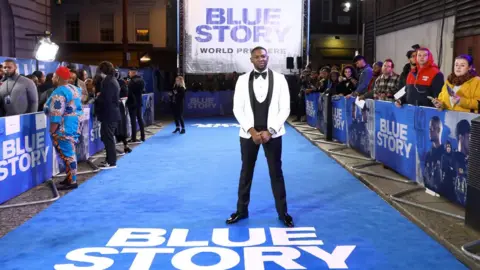 Getty Images Rapman at the Blue Story premiere at Curzon Cinema Mayfair on 14 November