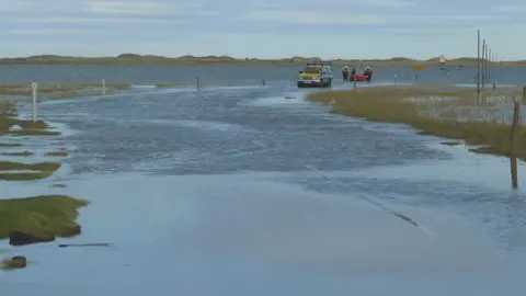 BBC Holy Island causeway