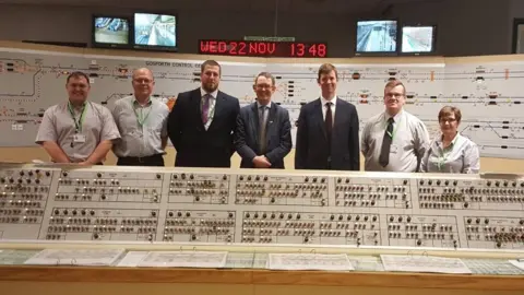 Tyne and Wear Metro People in Metro control room